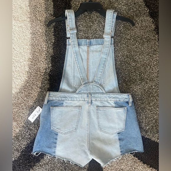 PACSUN Color Block Shortalls Overalls - Picture 4 of 5